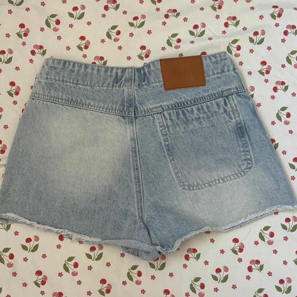 Princess Polly Light Blue Jean Shorts